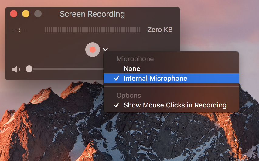 how to record screen macbook air with sound