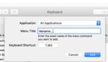 keyboard rename