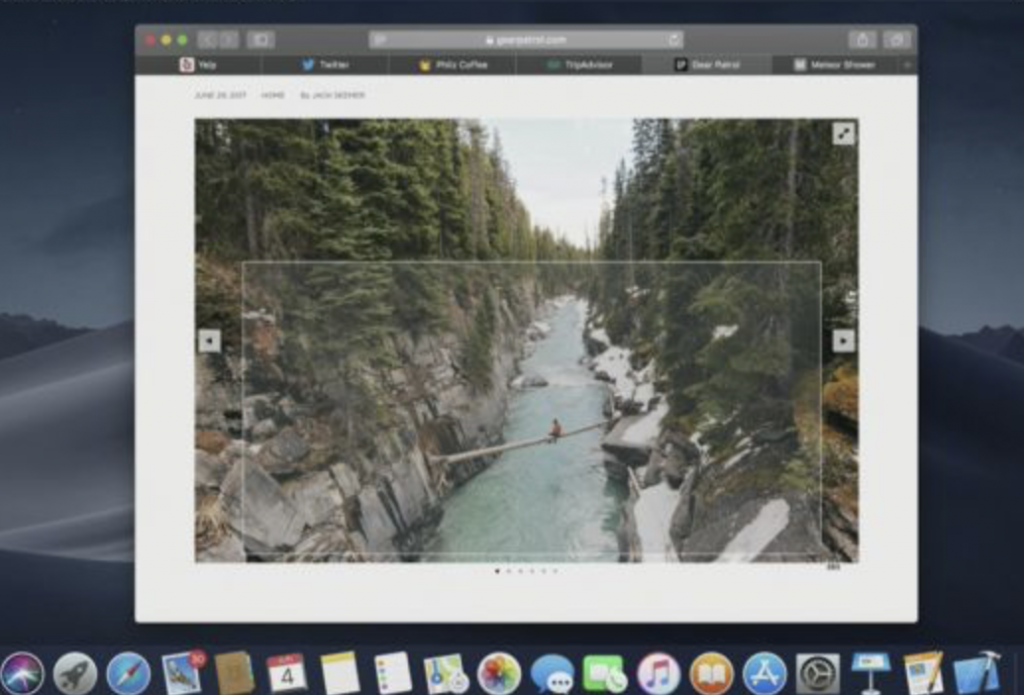 how to full screenshot on mac