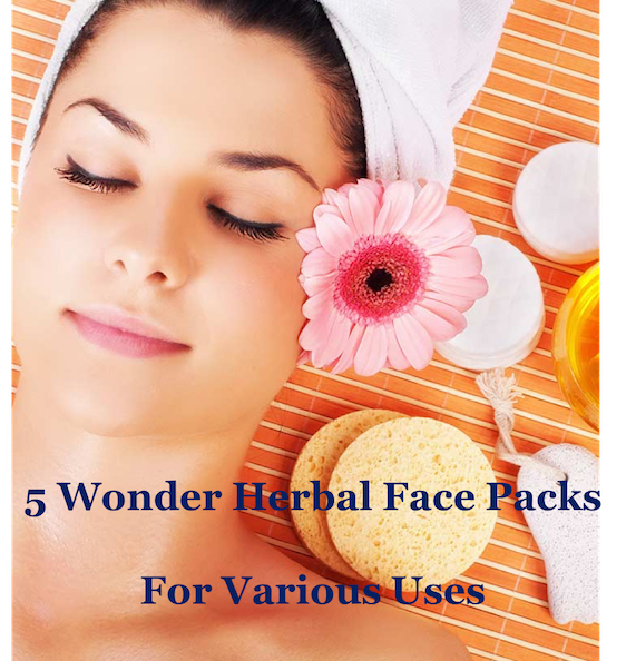 Best 5 herbal face packs