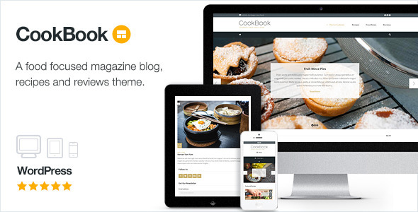 cookbook magazine Best WordPress Themes For Food Bloggers