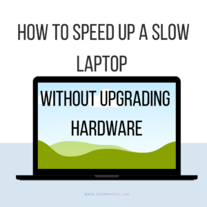 slow laptop